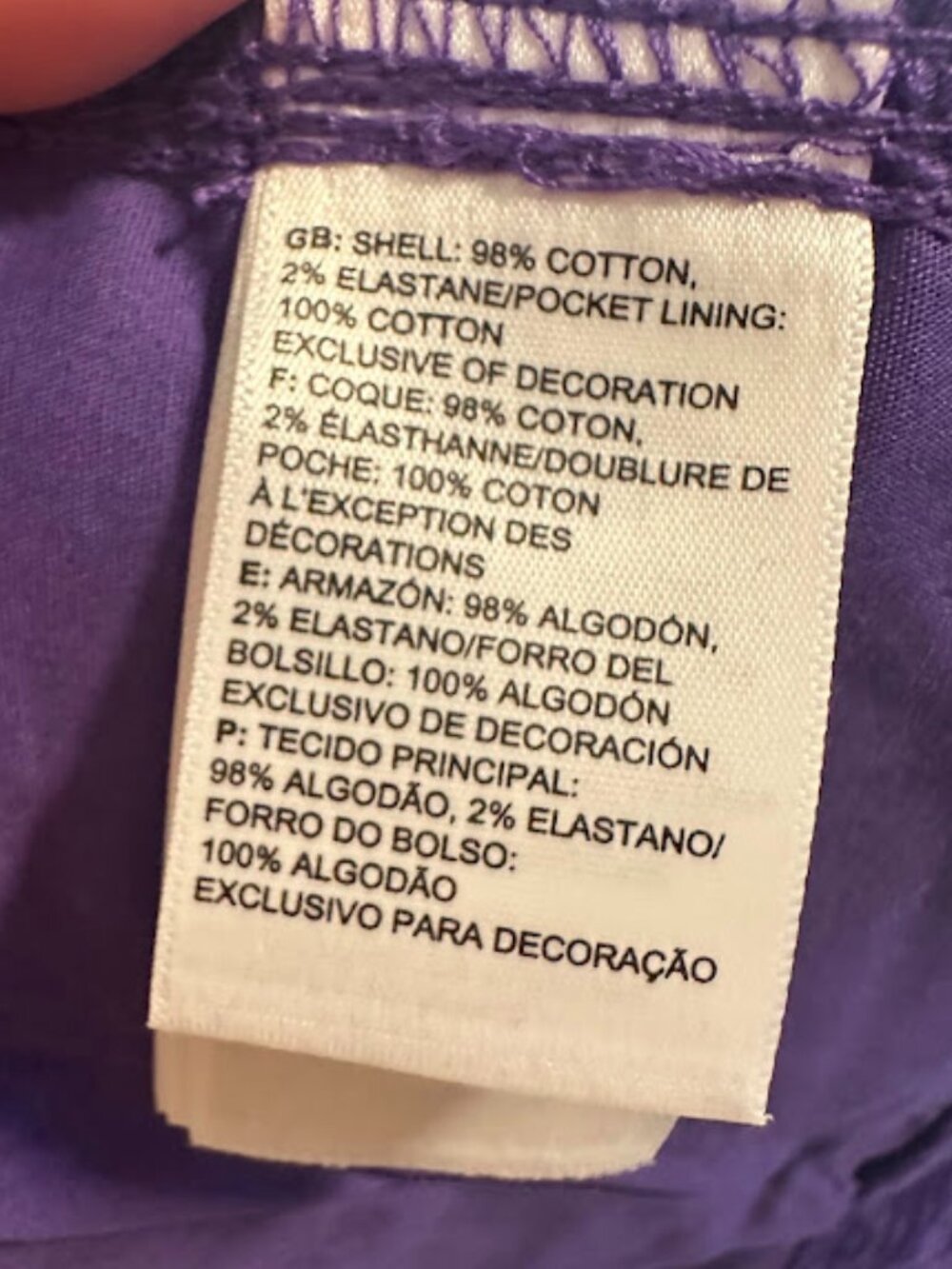 The North Face Purple Corduroy Utility Pants - Size 6 - Picture 4 of 12